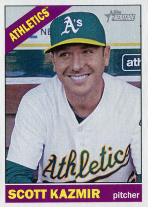 2015 topps heritage baseball 82 scott kazmir