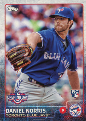 2015 topps opening day baseball 187 daniel norris
