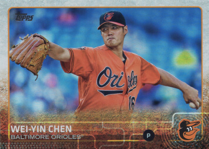 2015-topps-series-2-baseball-rainbow-foil-582-wei-yin-chen