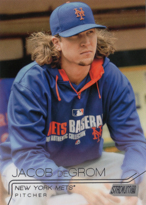 2015 topps stadium club baseball 150 jacob degrom