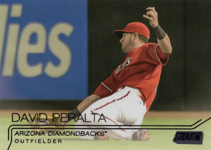 2015 topps stadium club baseball black foil 288 david peralta