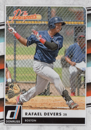 2016 donruss baseball tp8 rafael devers