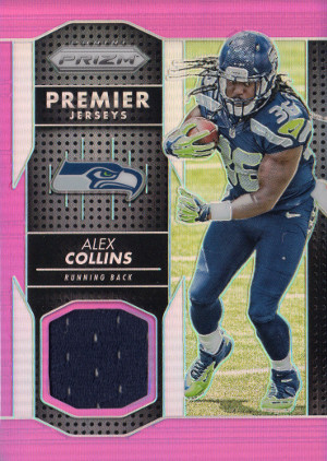 2016 panini prizm football pink prizm ppj ac alex collins