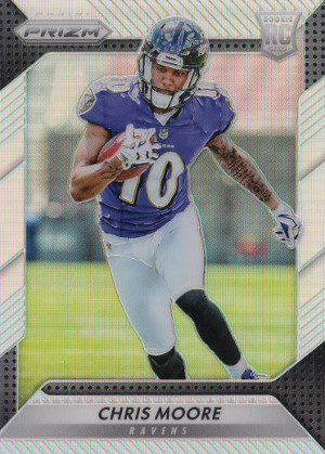 2016 panini prizm football prizm 282 chris moore