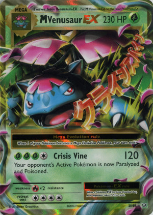 2016 pokemon tcg xy evolutions ultra rare 2 m venusaur ex