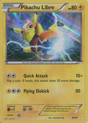 2016 pokemon tcg xy tainer kit pikachu libre suicune pikachu libre half deck 30 pikachu libre