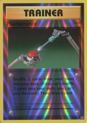 2016 pokemon trading card game xy evolutions uncommon reverse holo 79 maintenance