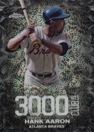 2016 topps chrome update series baseball 3000c 3 hank aaron