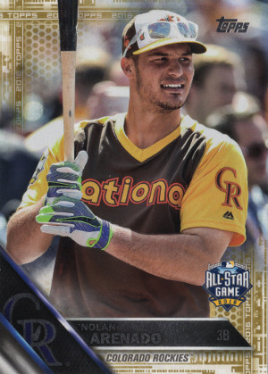 2016 topps update series baseball gold us256 nolan arenado