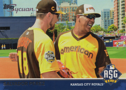 2016 topps update series baseball mlb 25 salvador perez