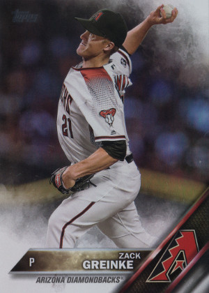 2016 topps update series baseball rainbow foil us230 zack greinke