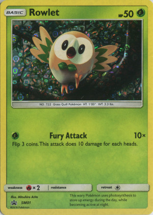 2017 pokemon tcg sun moon promos galaxy sm 01 rowlet