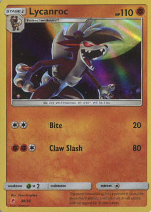 2017 pokemon tcg sun moon trainer kit lycanroc alolan raichu lycanroc dalf deck 30 lycanroc