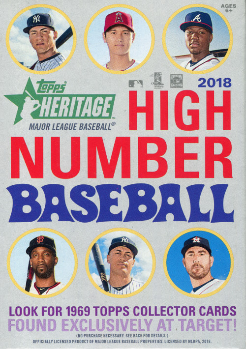 2018 topps heritage high number baseball retail hanger box
