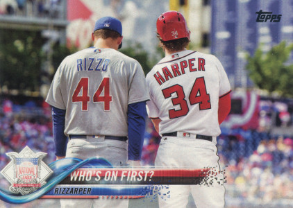 2018 topps series 1 baseball 126 whos on first