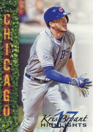 2018 topps series 1 baseball kb 29 kris bryant