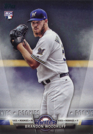 2018 topps series 1 baseball ts 91 brandon woodruff