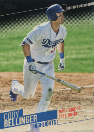2018 topps series 2 baseball black cb 12 cody bellinger