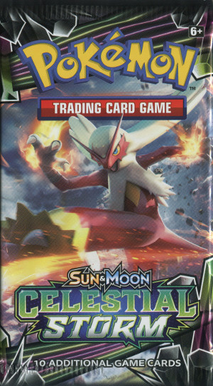 2018 pokemon tcg sun moon celestial storm booster pack blaziken