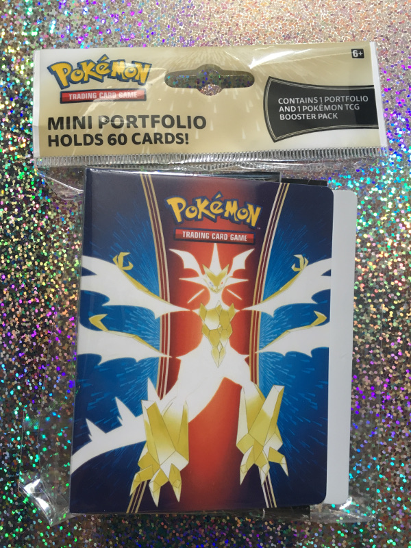 2018 pokemon tcg sun moon forbidden light mini portfolio ultra necrozma zygarde