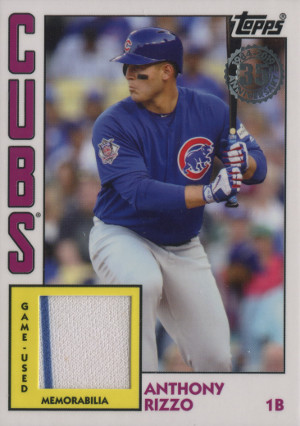 2019 topps series 1 baseball 84r ar anthony rizzo