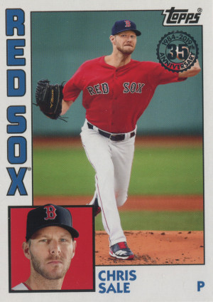 2019 topps series 1 baseball t84 27 chris sale