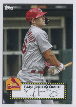 2021 topps series 1 baseball t52 31 paul goldschmidt