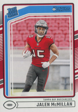 2024 panini donruss football rated rookie 388 jalen mcmillan