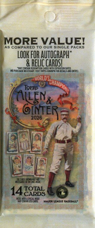 2026 topps allen and ginter retail fat pack