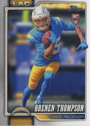 2026 topps flagship football 334 brenen thompson