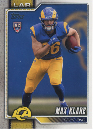2026 topps flagship football 340 max klare