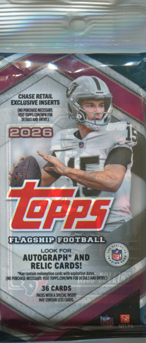 2026 topps flagship football fat pack