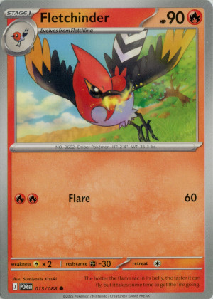 2026 mega evolution perfect order common regular 013 088 fletchinder