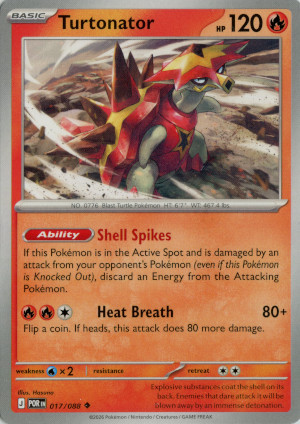 2026 mega evolution perfect order uncommon regular 017 088 turtonator
