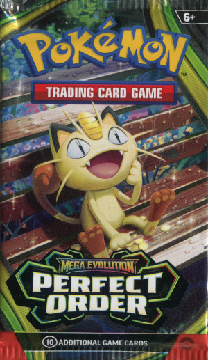 2026 pokemon tcg mega evolution perfect order pack meowth