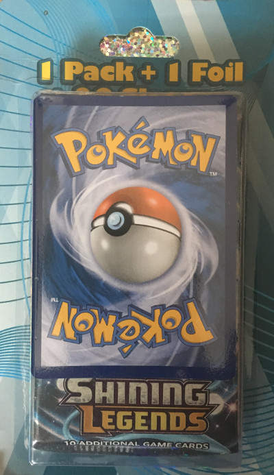 fairfield pokemon tcg 1 pack 1 foil 20 sleeves shining legends