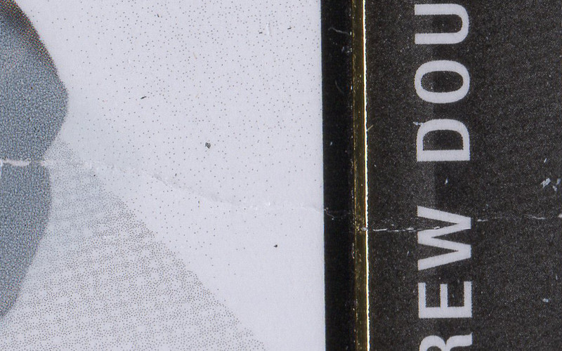 damaged drew doughty card in soft holder 2