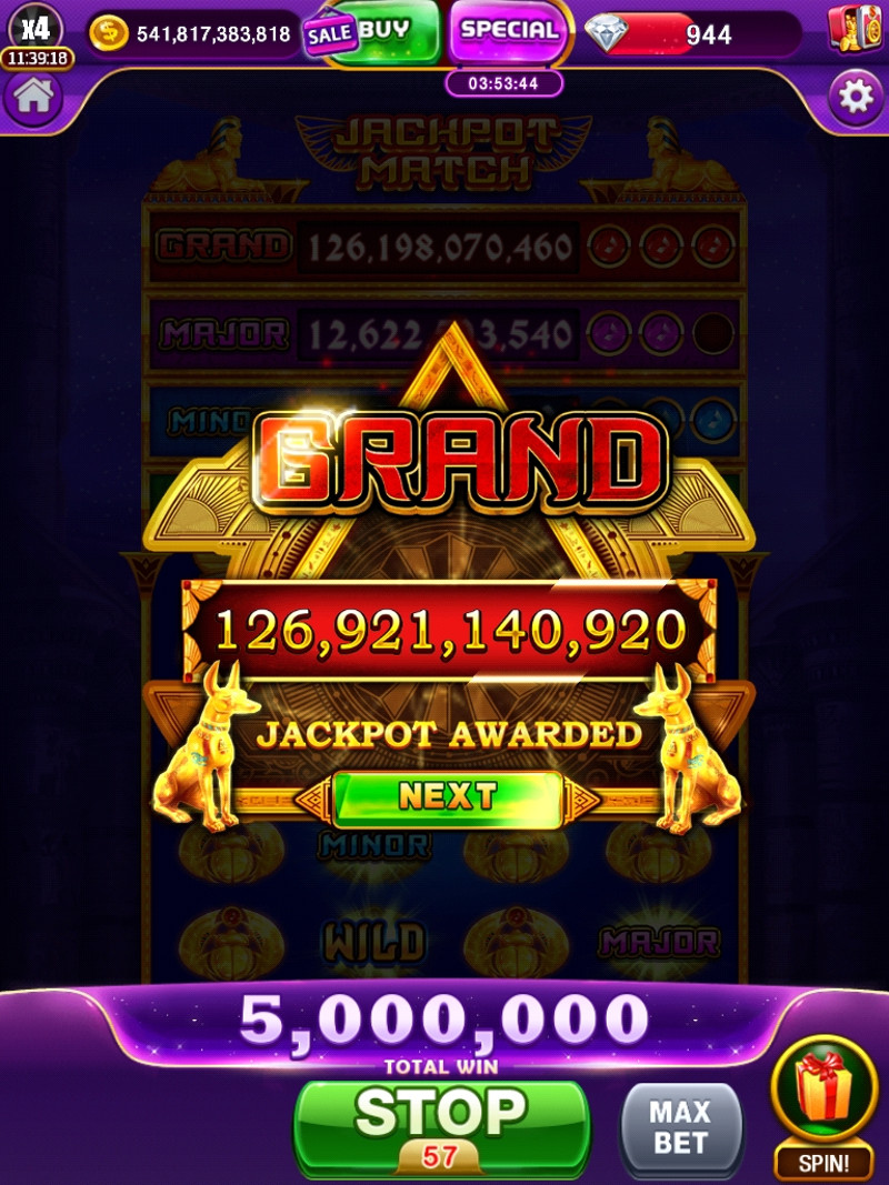 cash frenzy casino mysterious scarab grand jackpot 126 billion win
