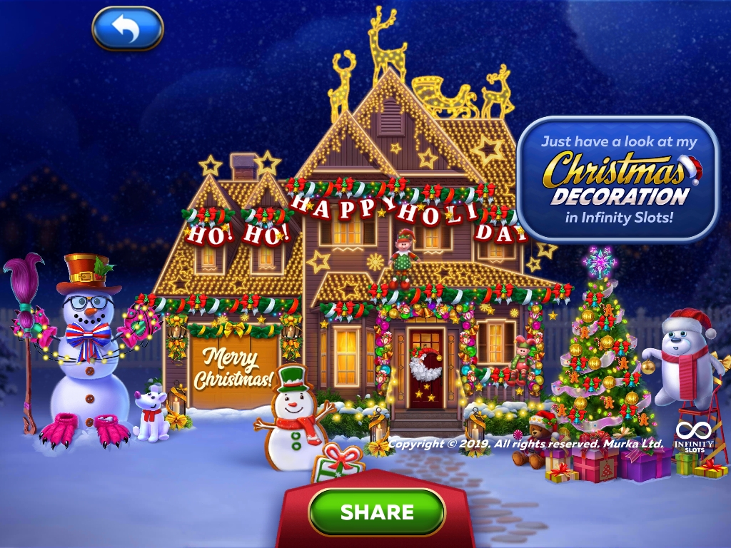 infinity slots 2019 christmas decoration final house